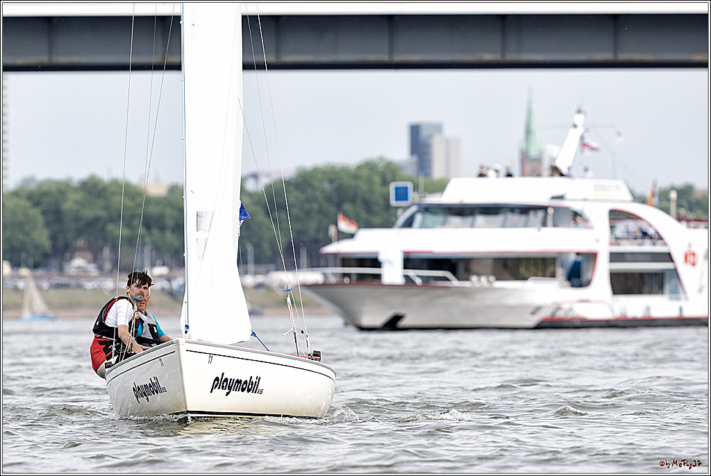 100 Jahre Rheinwoche 2022 - 2. Wettfahrt  Hitdorf - Duesseldorf, 03.06.2022,